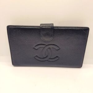 Chanel Black Leather Wallet
